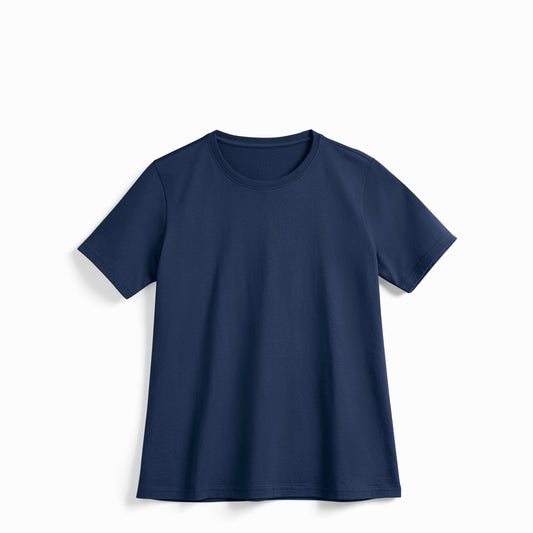 Women's Navy American Grown Supima® 100% Cotton 6oz T-Shirt