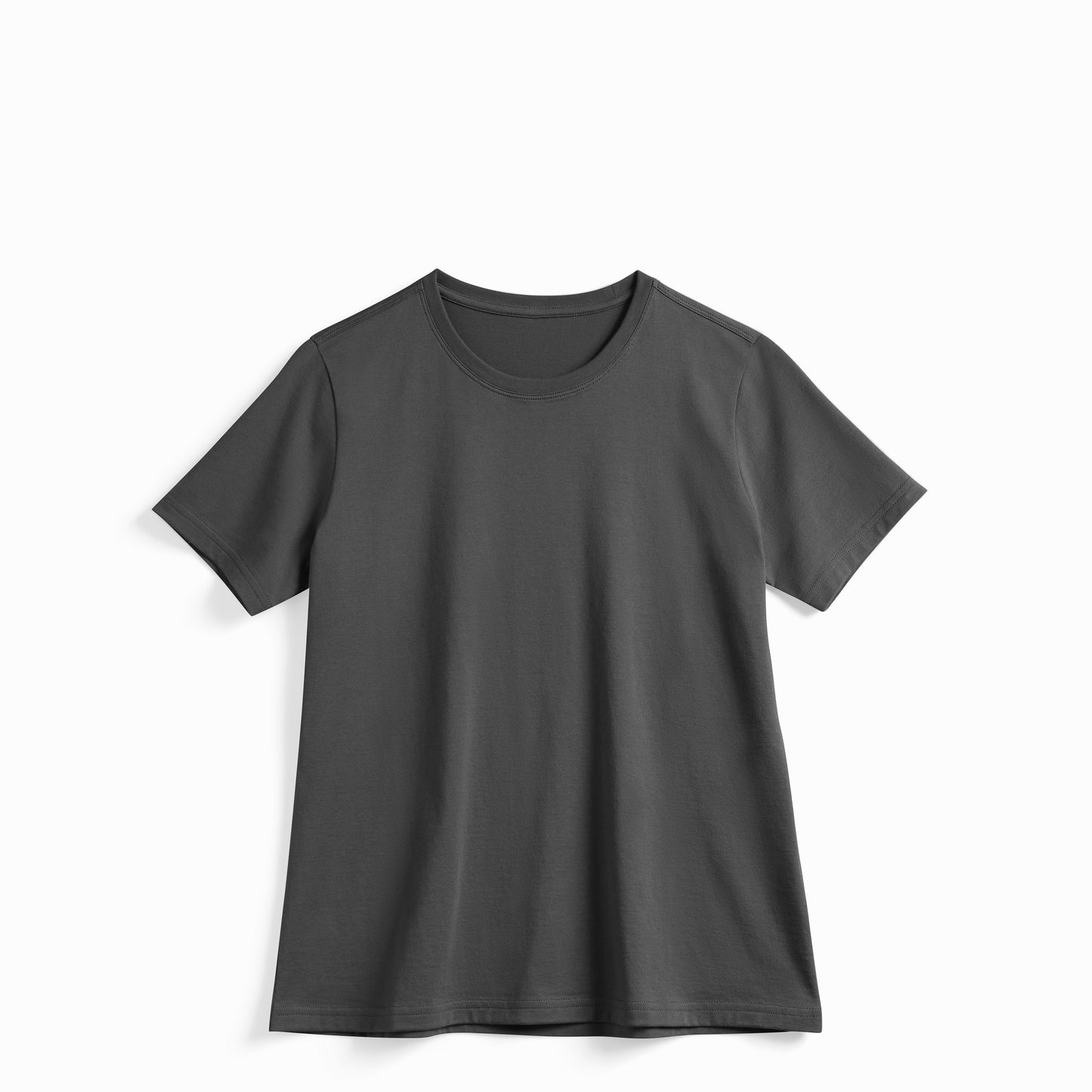 Women's Slate American Grown Supima® 100% Cotton 6oz T-Shirt